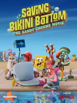 دانلود زیرنویس فارسی saving bikini bottom: the sandy cheeks movie