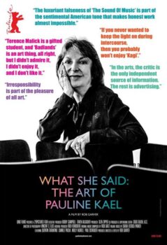 دانلود زیرنویس فارسی what she said: the art of pauline kael